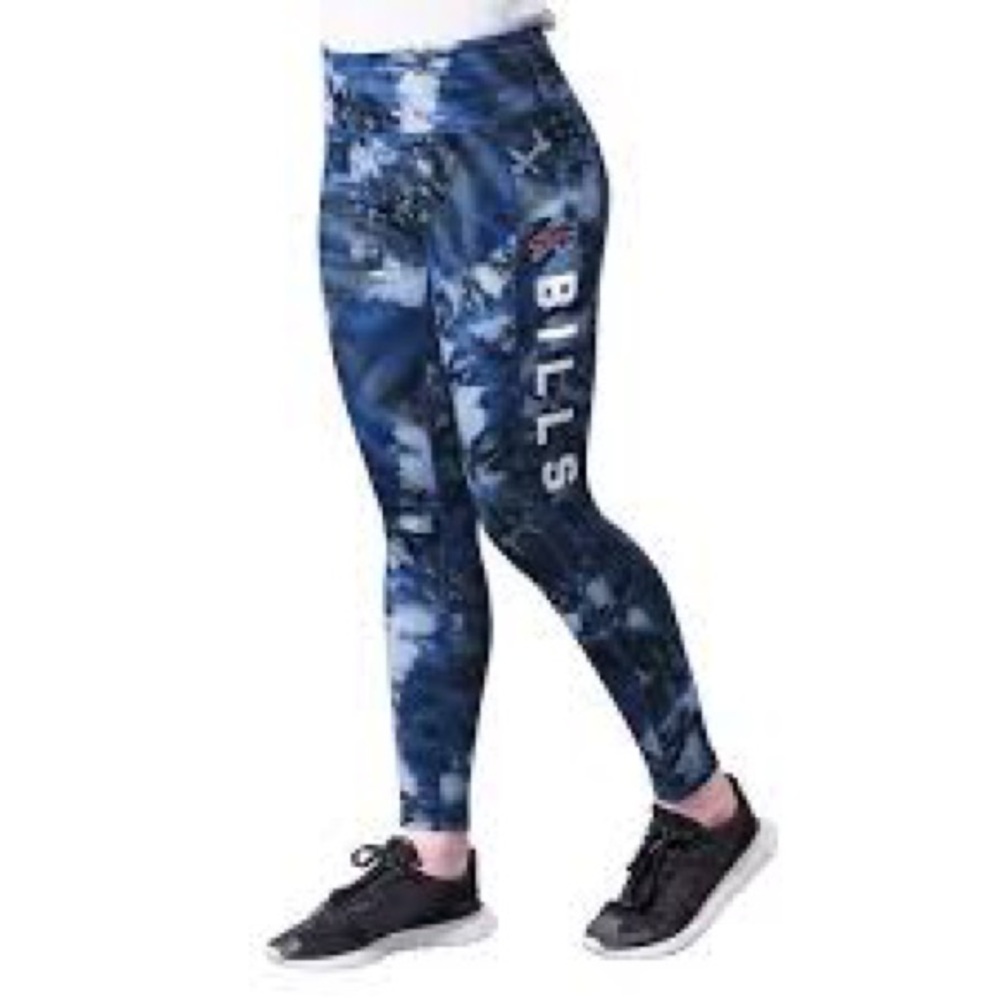 NFL Blue Tie-Dye Leggings
